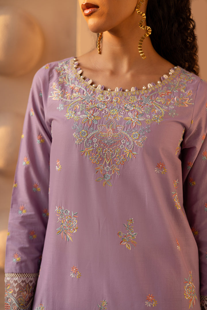 Batik | Ophelia Luxury Pret | Yasha Lilac by Batik - Designer Dress - Type: Ladies Clothes - Available at Libayah - 100% Original