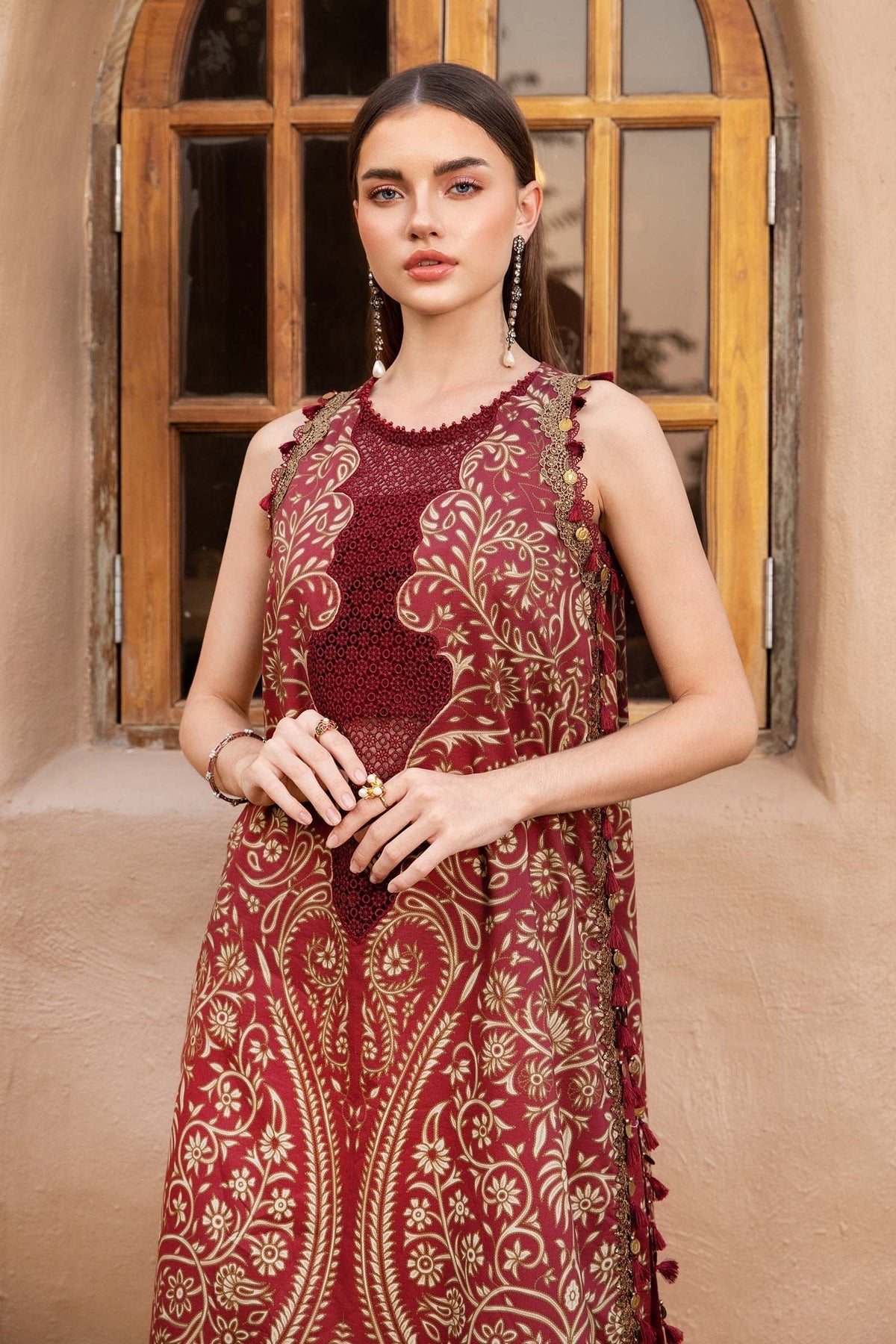 Maria B | M Prints 25 | MPT-2512-A by Maria B - Designer Dress - Type: Ladies Clothes - Available at Libayah - 100% Original