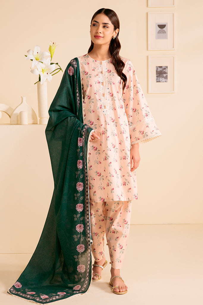 Cross Stitch | Daily Wear | PINK PARFAIT by Cross Stitch - Designer Dress - Type: Casuals - Available at Libayah - 100% Original