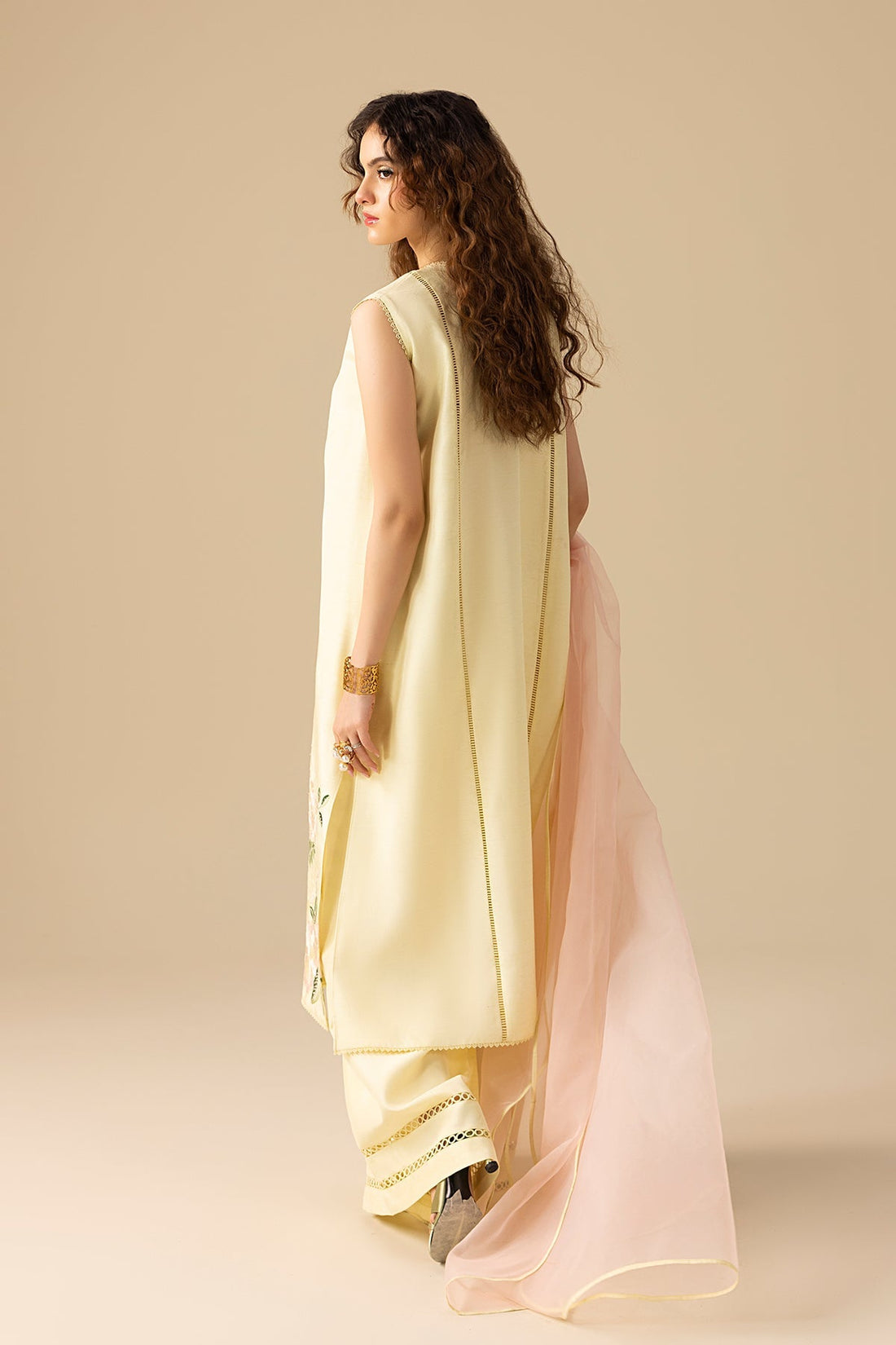 Erum Khan | Lillia Summer Edit | Butter Daze by Erum Khan - Designer Dress - Type: Ladies Clothes - Available at Libayah - 100% Original