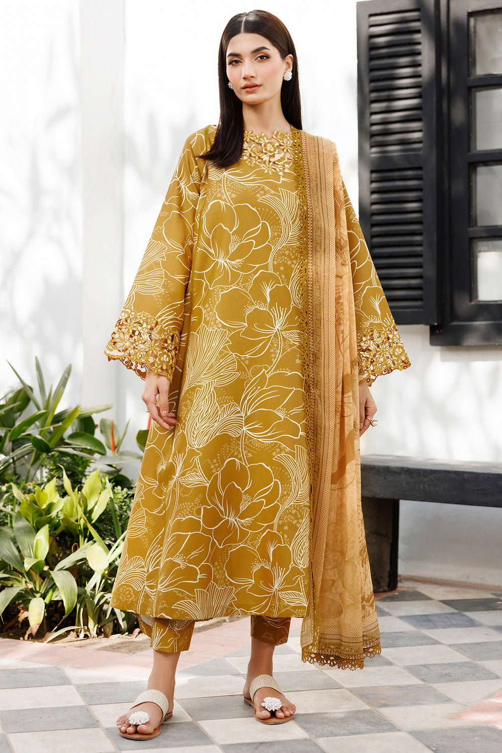 Farasha | Printed Essentials | Dune Aura by Farasha - Designer Dress  - Type : Ladies Clothes - Available at Libayah - 100% Original 