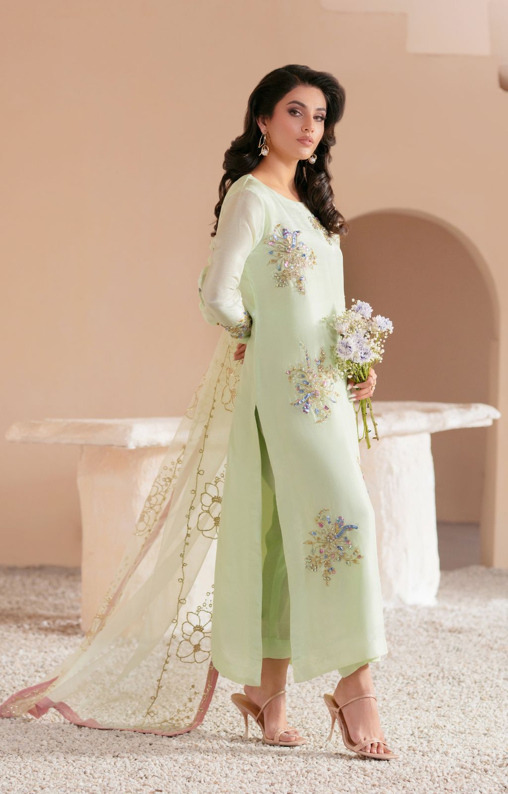Ajr Couture | Symphony Luxe Festive 25 | Ethereal by AJR Couture - Designer Dress - Type: Ladies Clothes - Available at Libayah - 100% Original