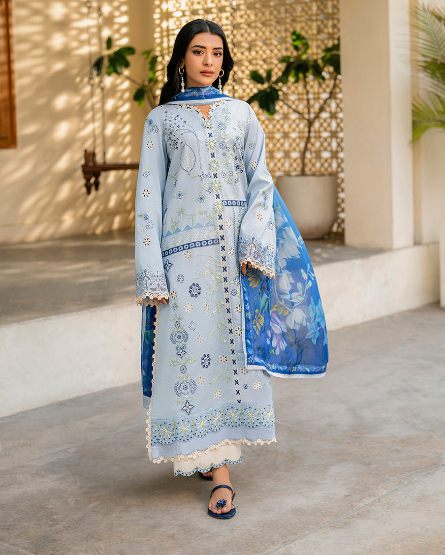 Roheenaz | Aashiyana Lawn | Mahnoor by Roheenaz - Designer Dress - Type: Ladies Clothes - Available at Libayah - 100% Original
