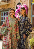 Elaf Premium | Print Chikankari 25 | ELK-01A BLUE BLOSSOM by Elaf Premium - Designer Dress - Type: Ladies Clothes - Available at Libayah - 100% Original