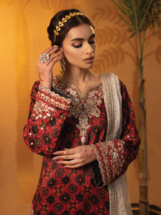 Faiza Faisal | Signature Pret Eid Edit |Carina by Faiza Faisal - Designer Dress - Type: Ladies Clothes - Available at Libayah - 100% Original