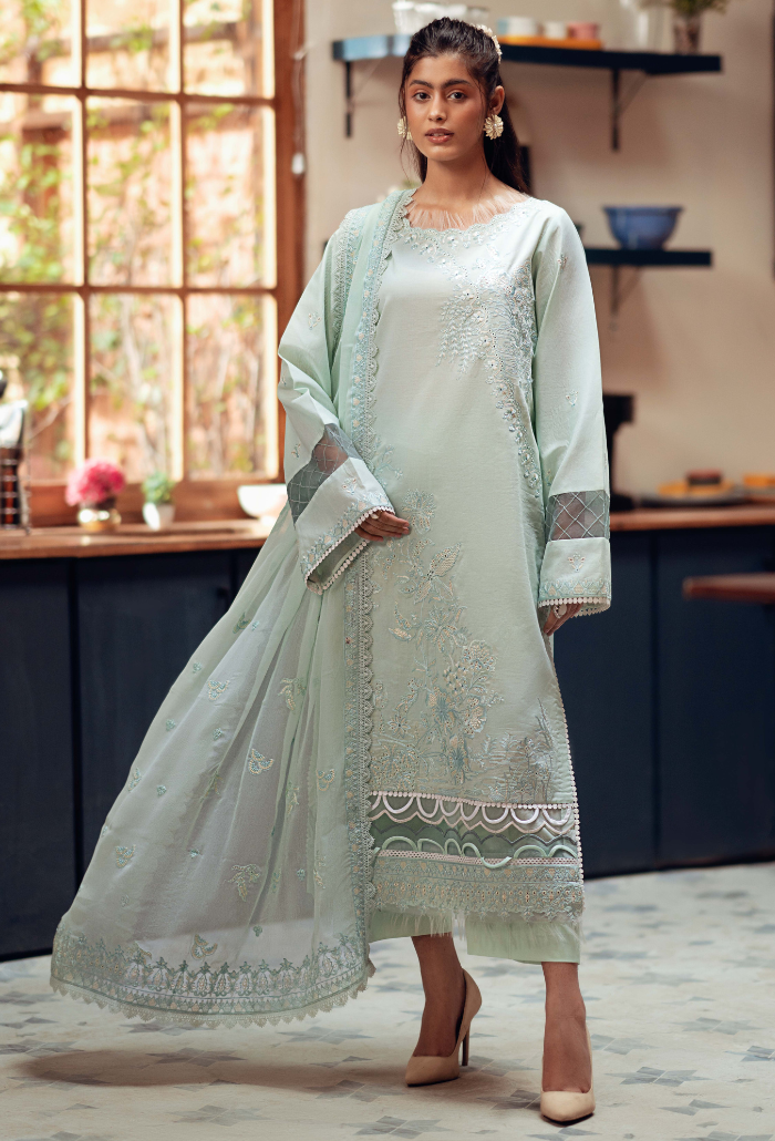 Humdum | Lala Rukh Lawn | Lalarukh - D04 by Humdum - Designer Dress - Type: Ladies Clothes - Available at Libayah - 100% Original