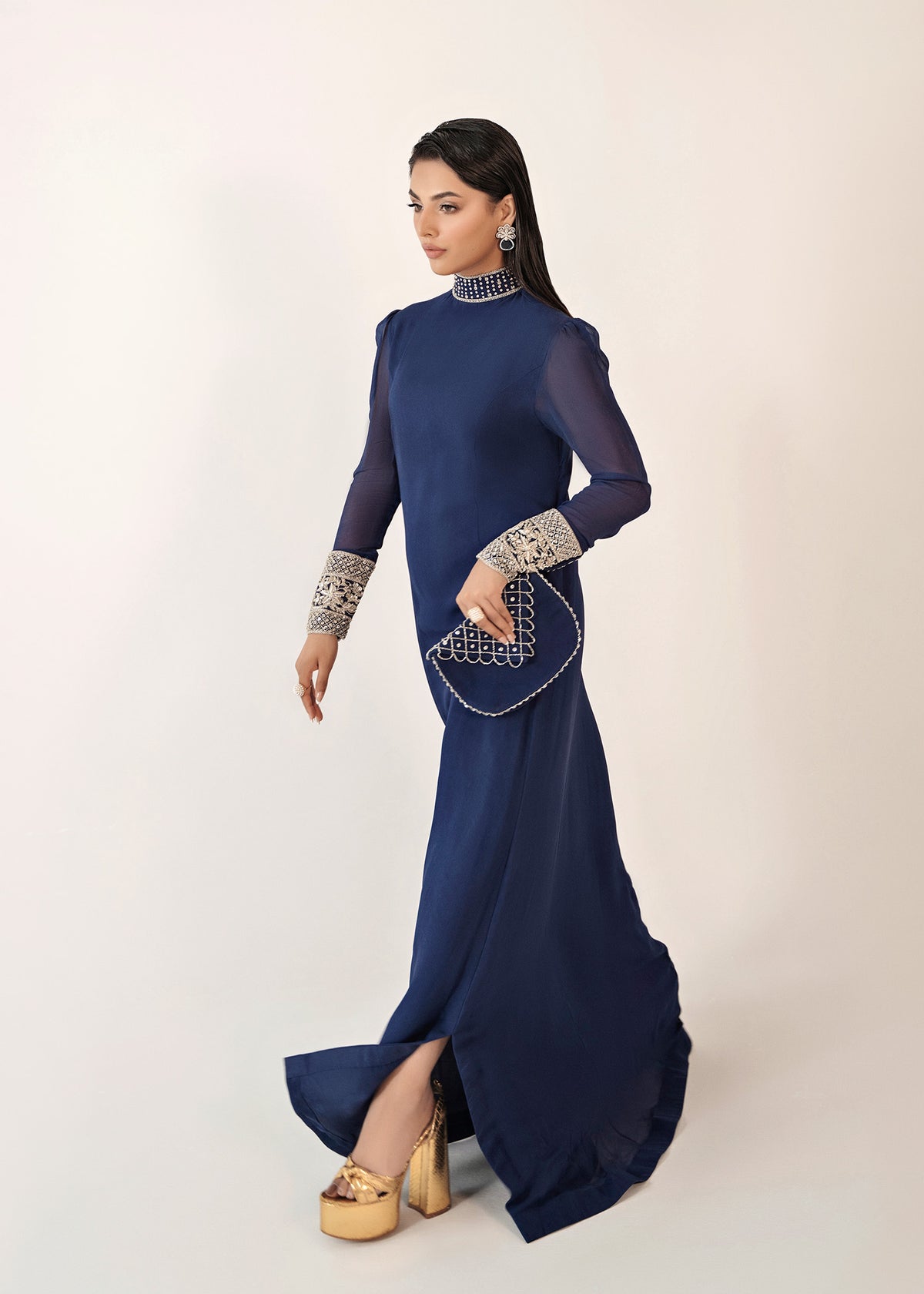 Dastoor | Euphoria Luxury Pret 24 | Azure by Dastoor - Designer Dress - Type: Ladies Clothes - Available at Libayah - 100% Original