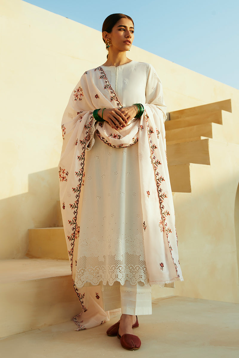 Cross Stitch | Premium Lawn 24 | PASTEL PINK by Cross Stitch - Designer Dress - Type: Ladies Clothes - Available at Libayah - 100% Original