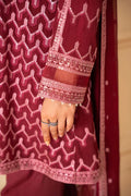 Cross Stitch | Luxe Atelier 25 | BURGUNDY BLISS by Cross Stitch - Designer Dress - Type: Ladies Clothes - Available at Libayah - 100% Original
