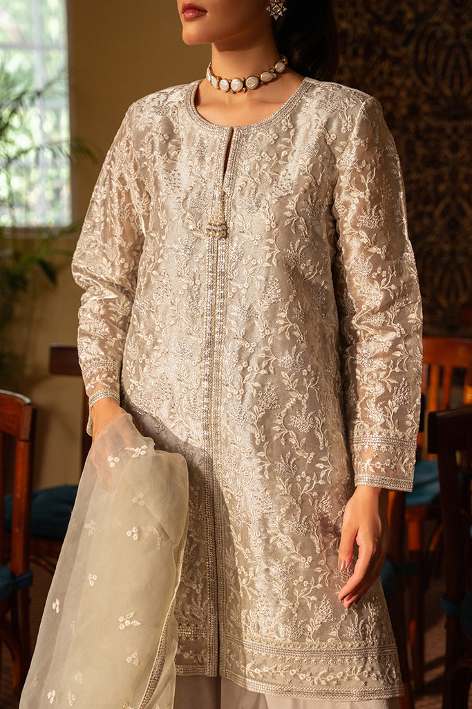 Cross Stitch | Luxury Pret | LUSTROUS CHROME by Cross Stitch - Designer Dress - Type: Luxury - Available at Libayah - 100% Original