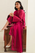 Cross Stitch | Mahiri Embroidered Lawn 24 | FUCHSIA BLUSH by Cross Stitch - Designer Dress - Type: Ladies Clothes - Available at Libayah - 100% Original