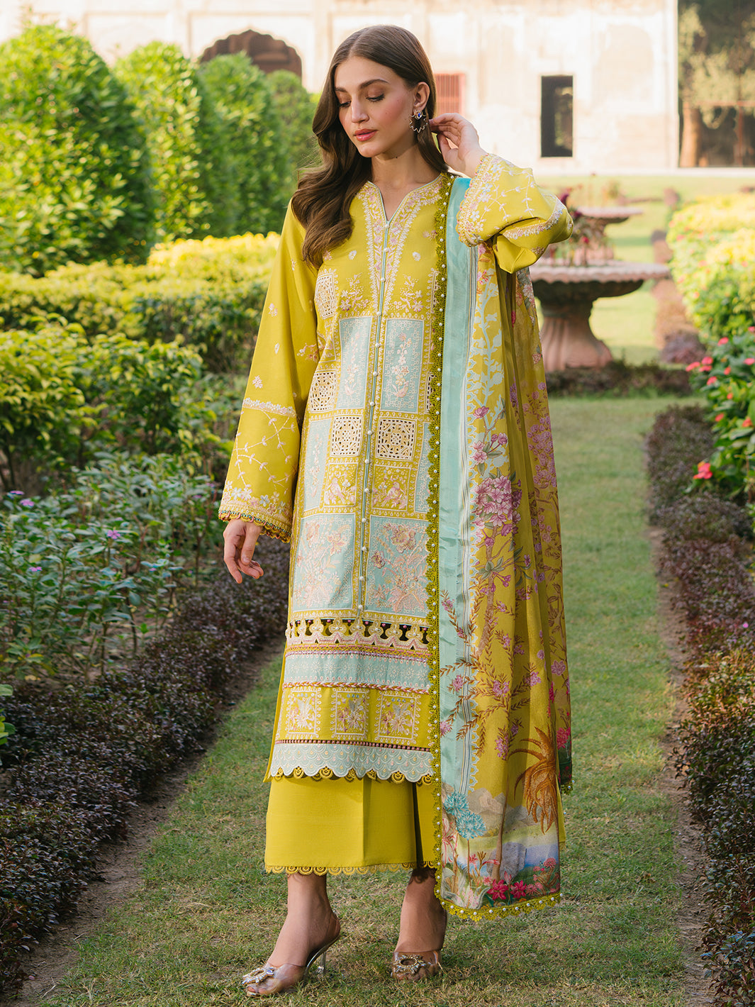 Bin Ilyas | Gulabi Baagh Winter 24 | 153 A by Bin Ilyas - Designer Dress - Type: Ladies Clothes - Available at Libayah - 100% Original