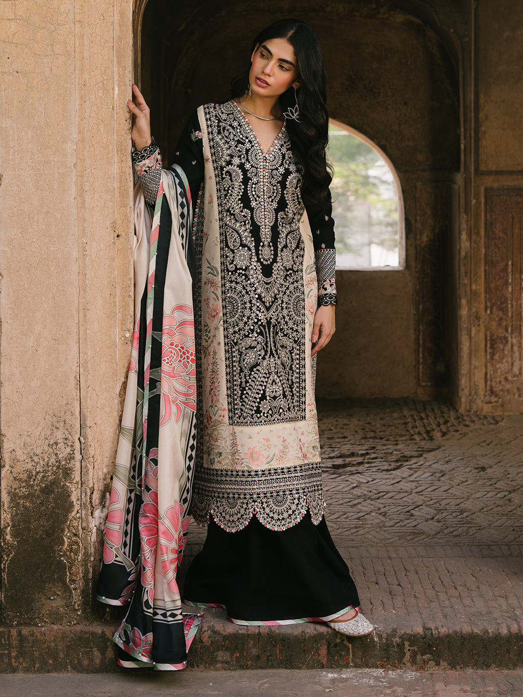 Bin Ilyas | Gulabi Baagh Winter 24 | 156 B by Bin Ilyas - Designer Dress - Type: Ladies Clothes - Available at Libayah - 100% Original