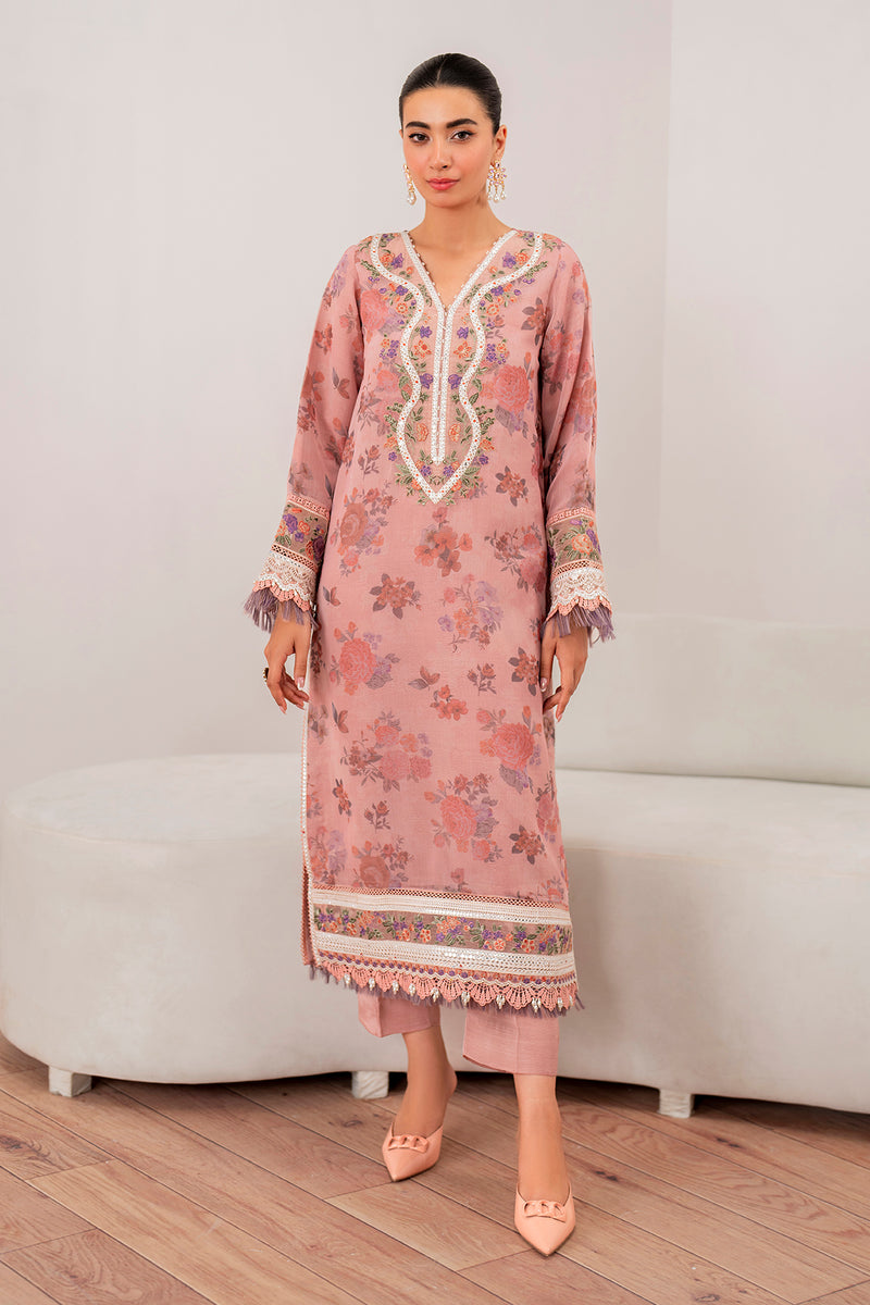 Baroque | Formal Collection | CHIFFON UF-705 by Baroque - Designer Dress - Type: Ladies Clothes - Available at Libayah - 100% Original