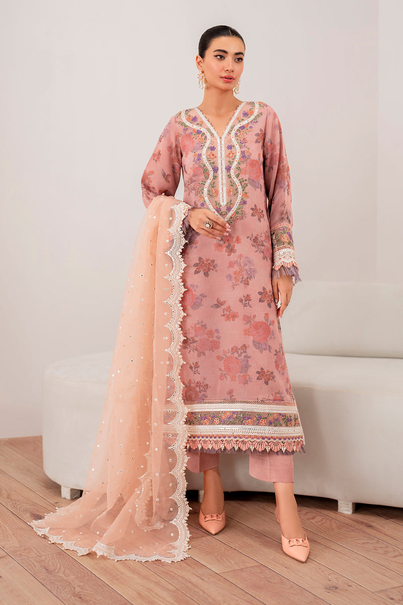 Baroque | Formal Collection | CHIFFON UF-705 by Baroque - Designer Dress - Type: Ladies Clothes - Available at Libayah - 100% Original
