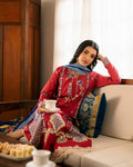 Roheenaz | Aashiyana Lawn | Ushna by Roheenaz - Designer Dress - Type: Ladies Clothes - Available at Libayah - 100% Original