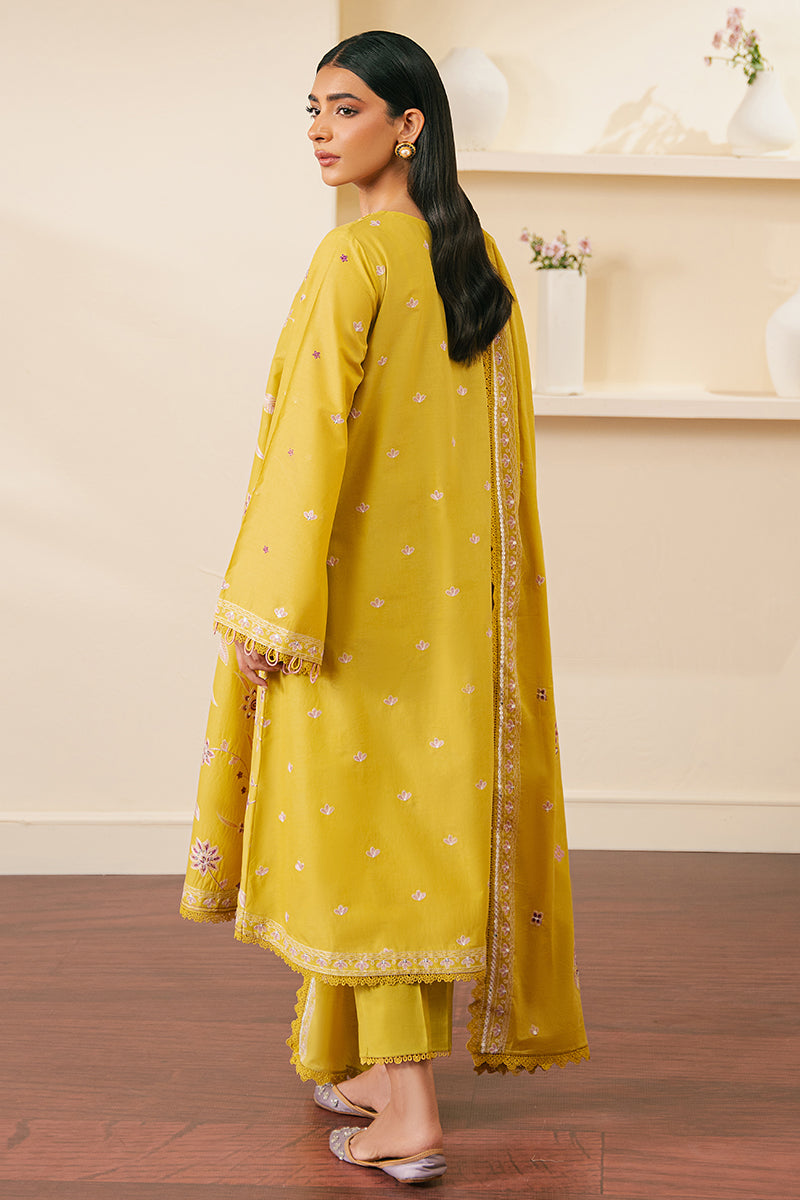 Cross Stitch | Embroidered Lawn Mahiri 24 | ORCHID MOSS by Cross Stitch - Designer Dress - Type: Luxury - Available at Libayah - 100% Original
