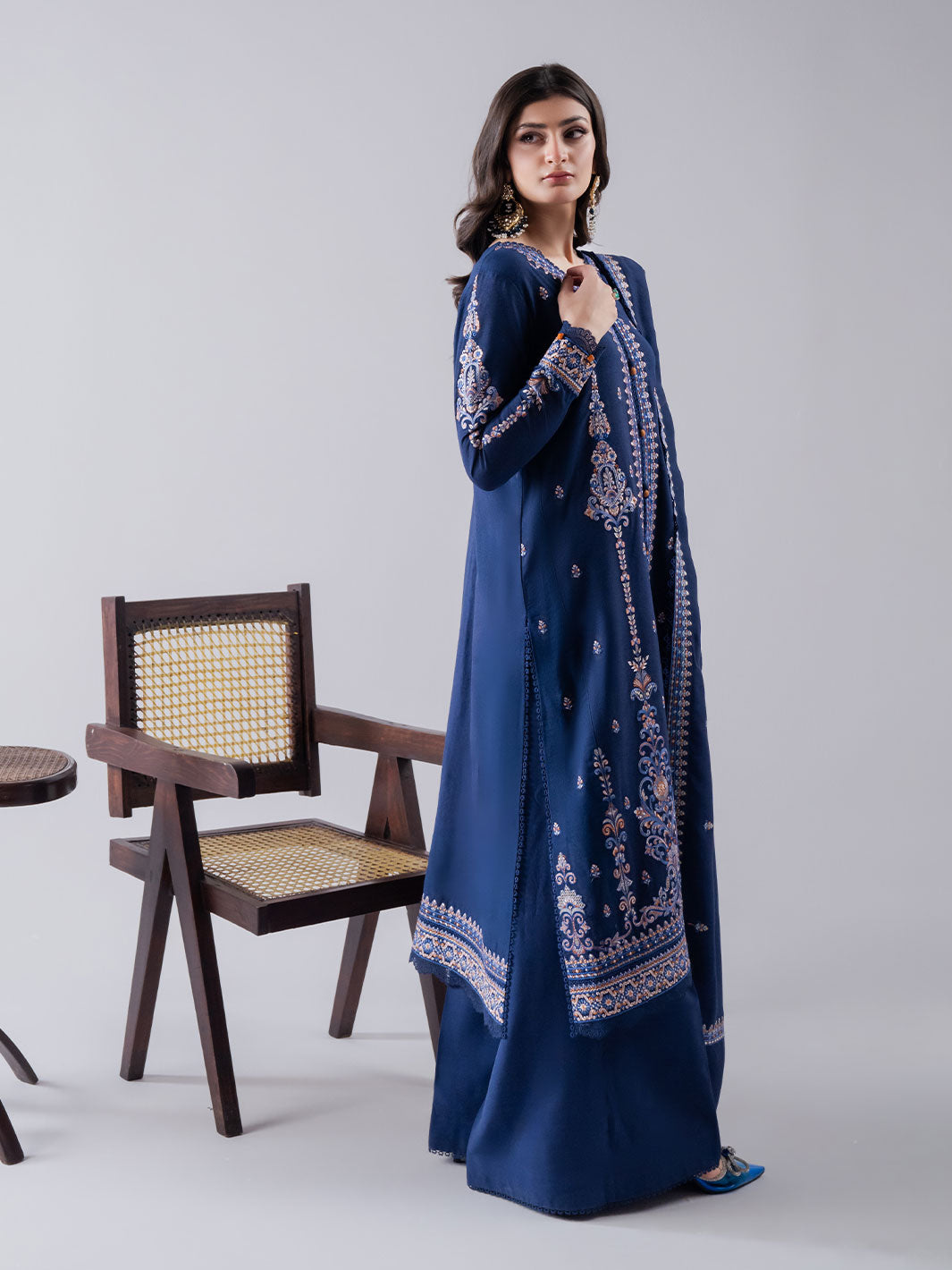 Faiza Faisal | Winter Edit 2024 | NAILA by Faiza Faisal - Designer Dress - Type: Ladies Clothes - Available at Libayah - 100% Original