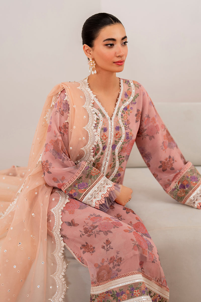 Baroque | Formal Collection | CHIFFON UF-705 by Baroque - Designer Dress - Type: Ladies Clothes - Available at Libayah - 100% Original