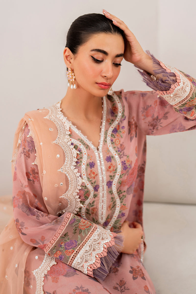 Baroque | Formal Collection | CHIFFON UF-705 by Baroque - Designer Dress - Type: Ladies Clothes - Available at Libayah - 100% Original