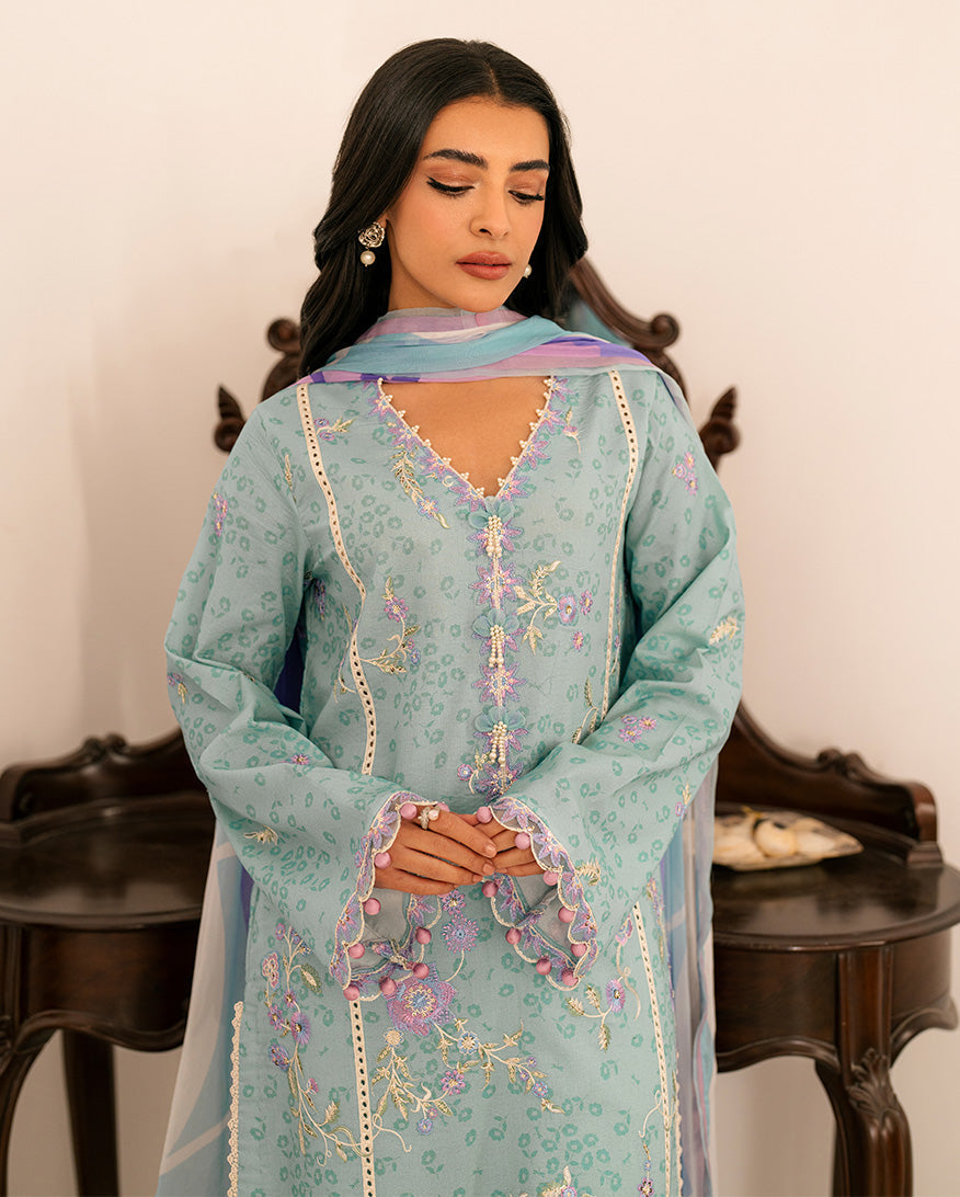 Roheenaz | Aashiyana Lawn | Minal by Roheenaz - Designer Dress - Type: Ladies Clothes - Available at Libayah - 100% Original