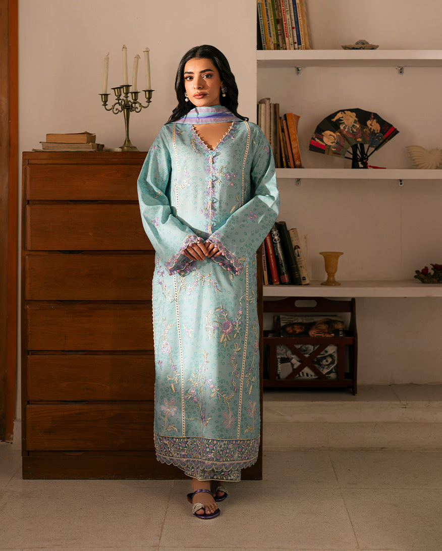 Roheenaz | Aashiyana Lawn | Minal by Roheenaz - Designer Dress - Type: Ladies Clothes - Available at Libayah - 100% Original