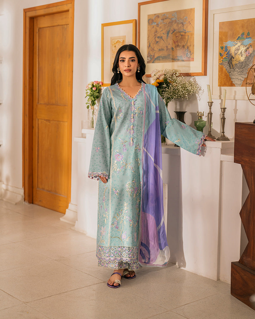 Roheenaz | Aashiyana Lawn | Minal by Roheenaz - Designer Dress - Type: Ladies Clothes - Available at Libayah - 100% Original
