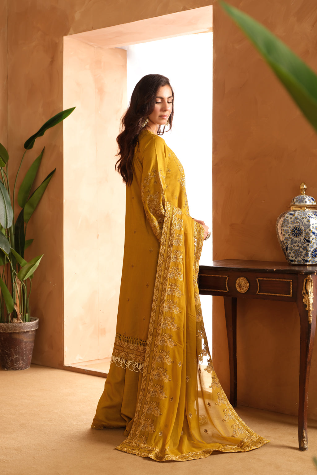 Johra | Shah Jahan Embroidered Viscose | JH-263-SJ by Johra - Designer Dress - Type: Luxury - Available at Libayah - 100% Original