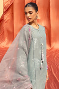 Cross Stitch | Eid Lawn 24 | SILVER SHINE by Cross Stitch - Designer Dress - Type: Ladies Clothes - Available at Libayah - 100% Original