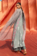 Cross Stitch | Eid Lawn 24 | SILVER SHINE by Cross Stitch - Designer Dress - Type: Ladies Clothes - Available at Libayah - 100% Original