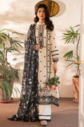 Cross Stitch | Mahiri Embroidered Lawn 24 | IVORY NOIR by Cross Stitch - Designer Dress - Type: Ladies Clothes - Available at Libayah - 100% Original