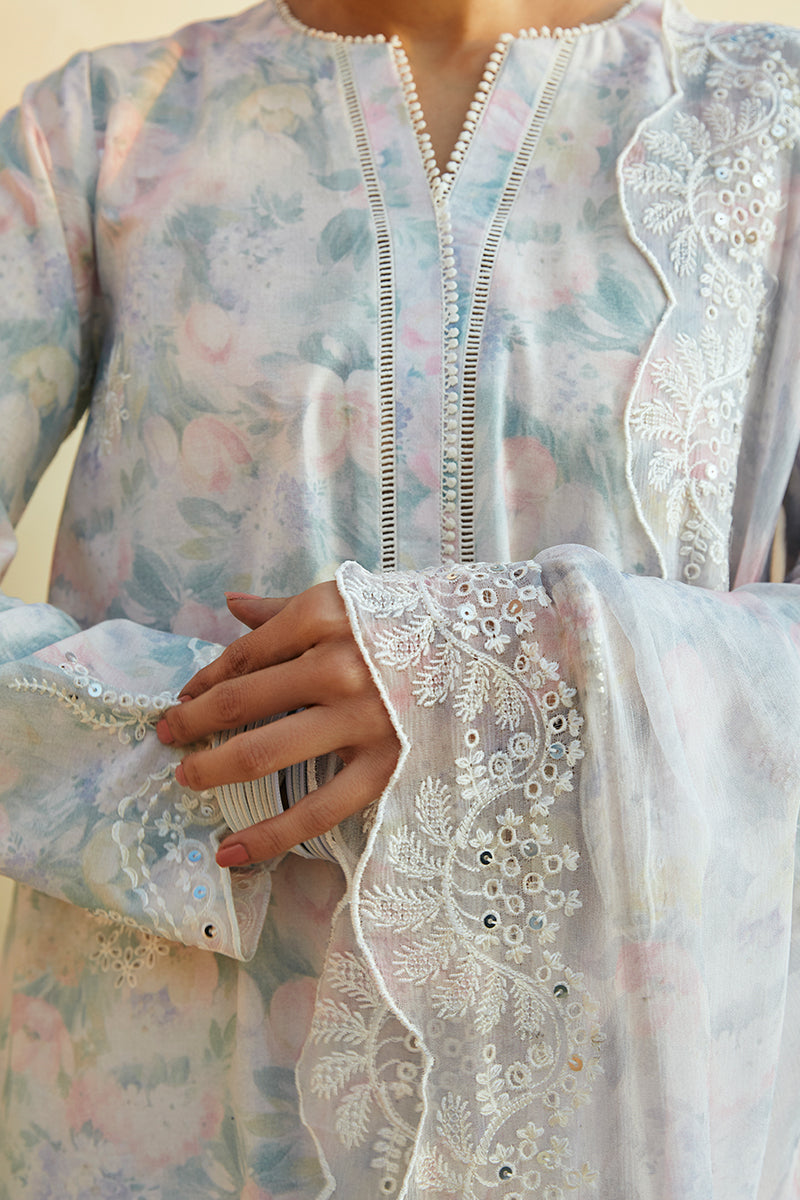 Cross Stitch | Premium Lawn 24 | VIOLA PEARL by Cross Stitch - Designer Dress - Type: Ladies Clothes - Available at Libayah - 100% Original