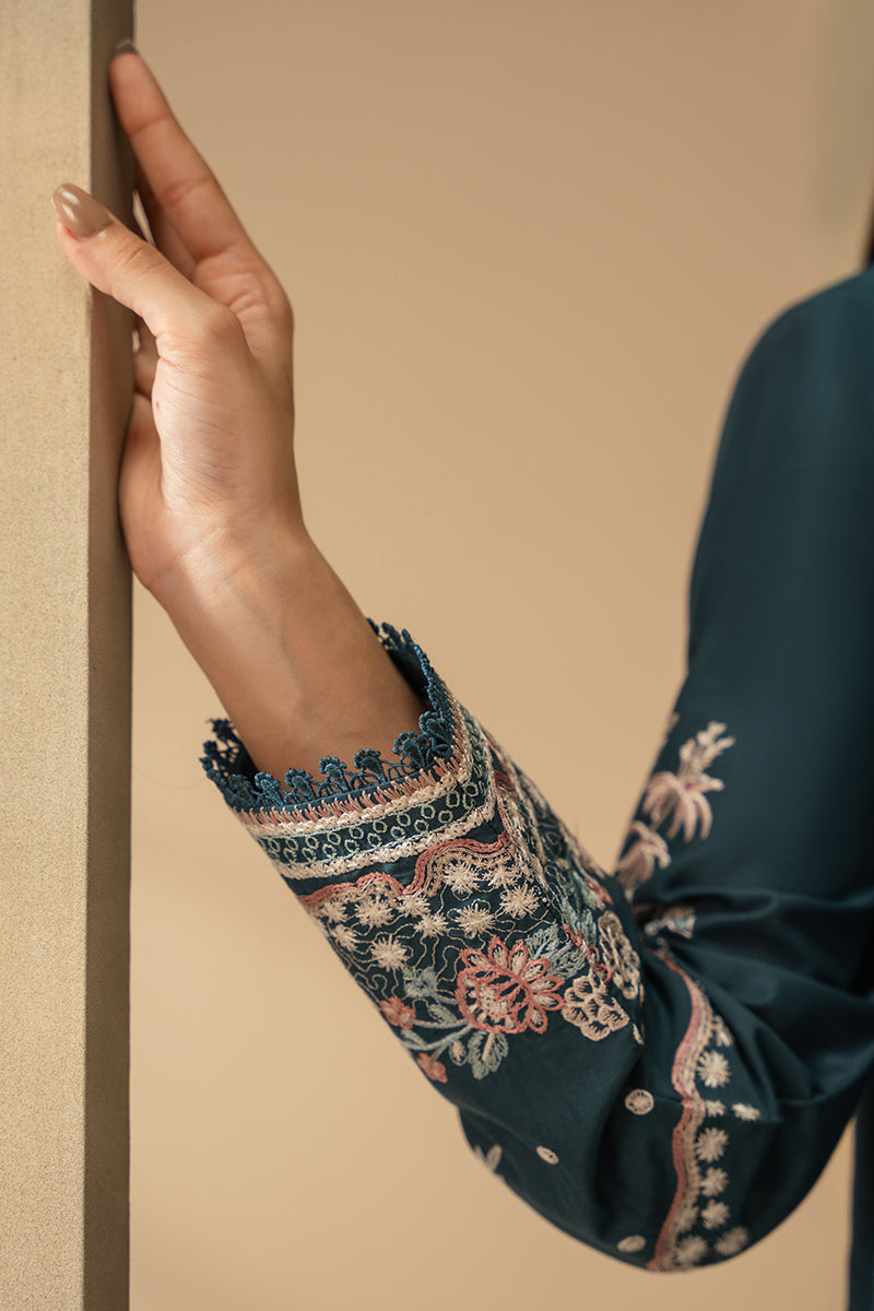Cross Stitch | Mahiri Embroidered Lawn 24 | MIDNIGHT BLOOM by Cross Stitch - Designer Dress - Type: Ladies Clothes - Available at Libayah - 100% Original