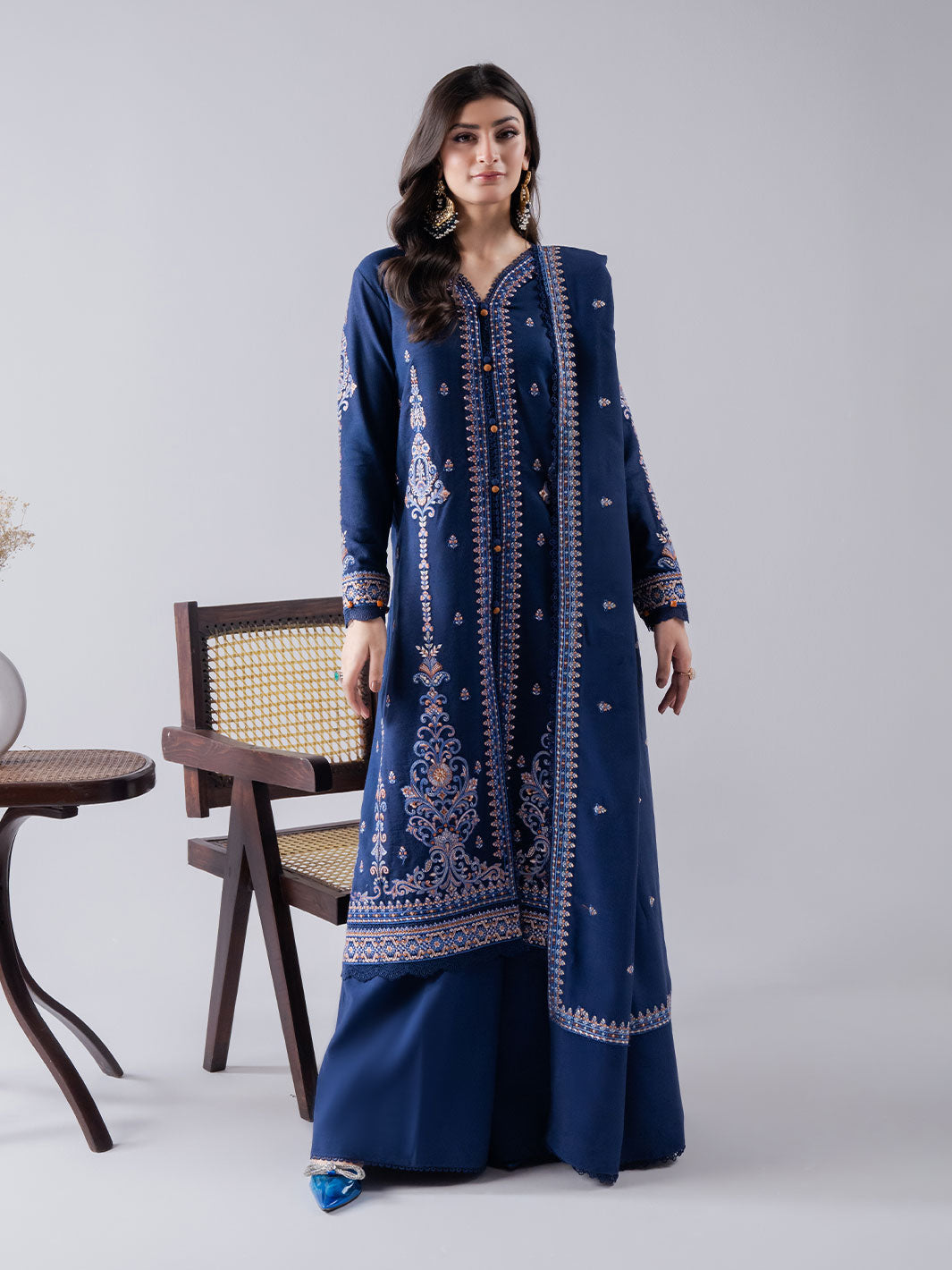 Faiza Faisal | Winter Edit 2024 | NAILA by Faiza Faisal - Designer Dress - Type: Ladies Clothes - Available at Libayah - 100% Original