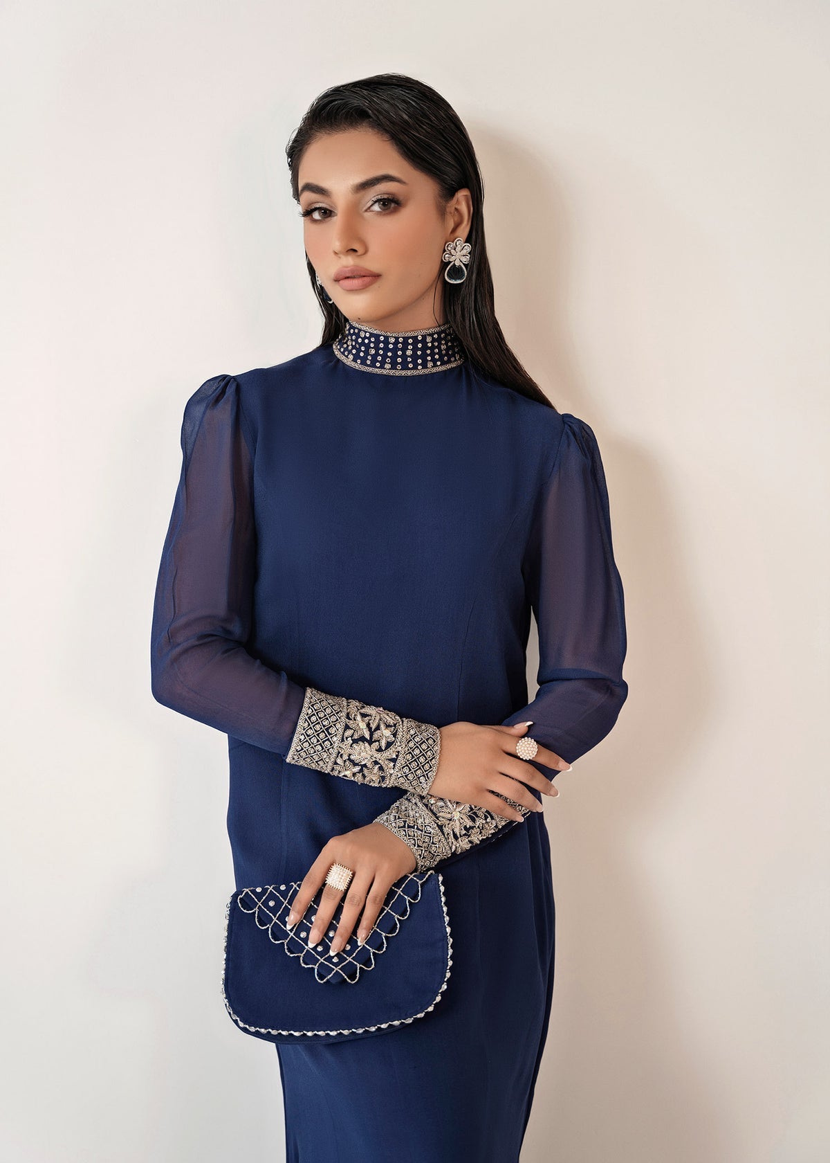 Dastoor | Euphoria Luxury Pret 24 | Azure by Dastoor - Designer Dress - Type: Ladies Clothes - Available at Libayah - 100% Original