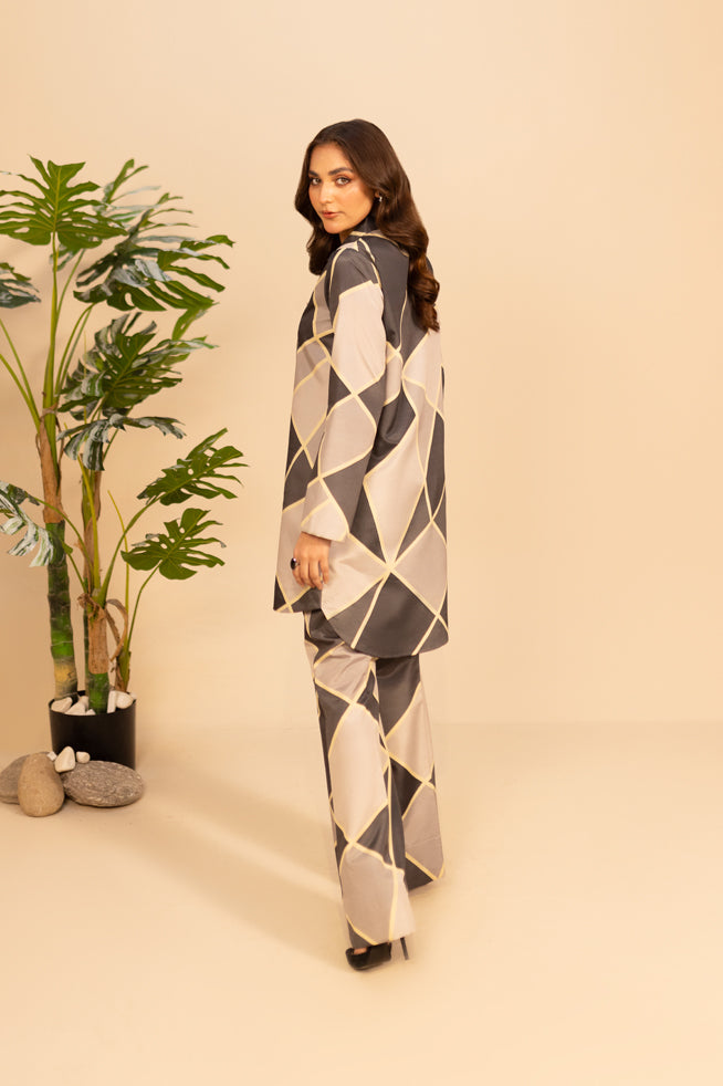 Fozia Khalid | Print Edit | Orion by Fozia Khalid - Designer Dress - Type: Casuals - Available at Libayah - 100% Original