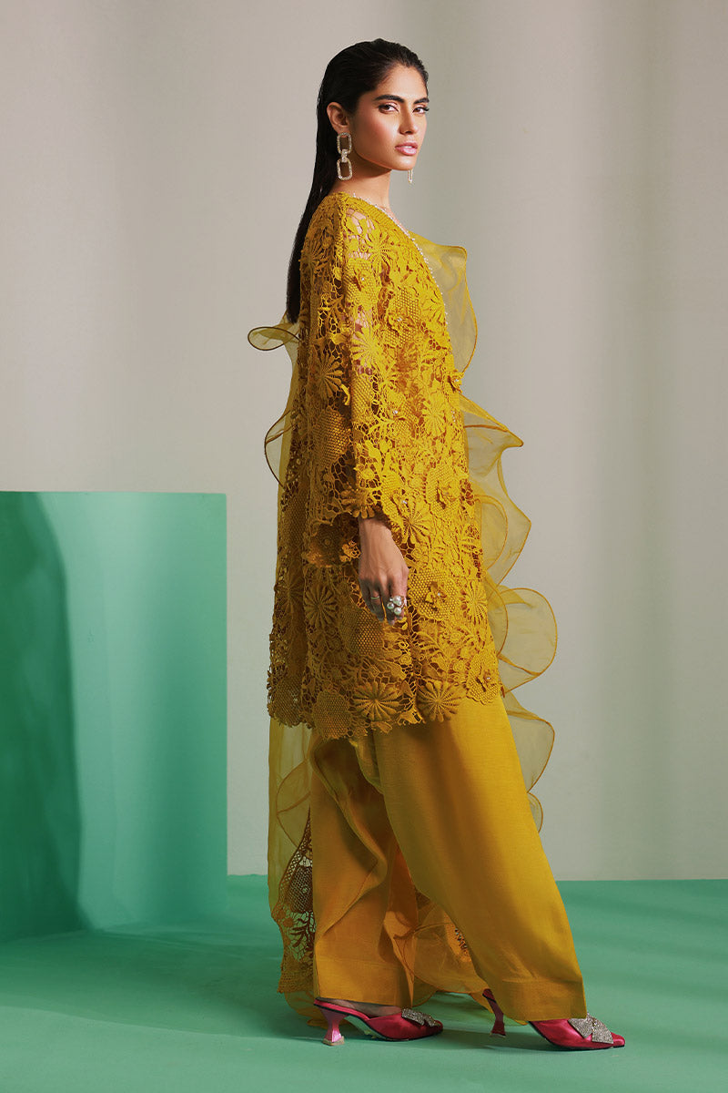 Chic Ophicial | Ruffles Collection | Tuscan Gold by Chic Ophicial - Designer Dress - Type: Ladies Clothes - Available at Libayah - 100% Original