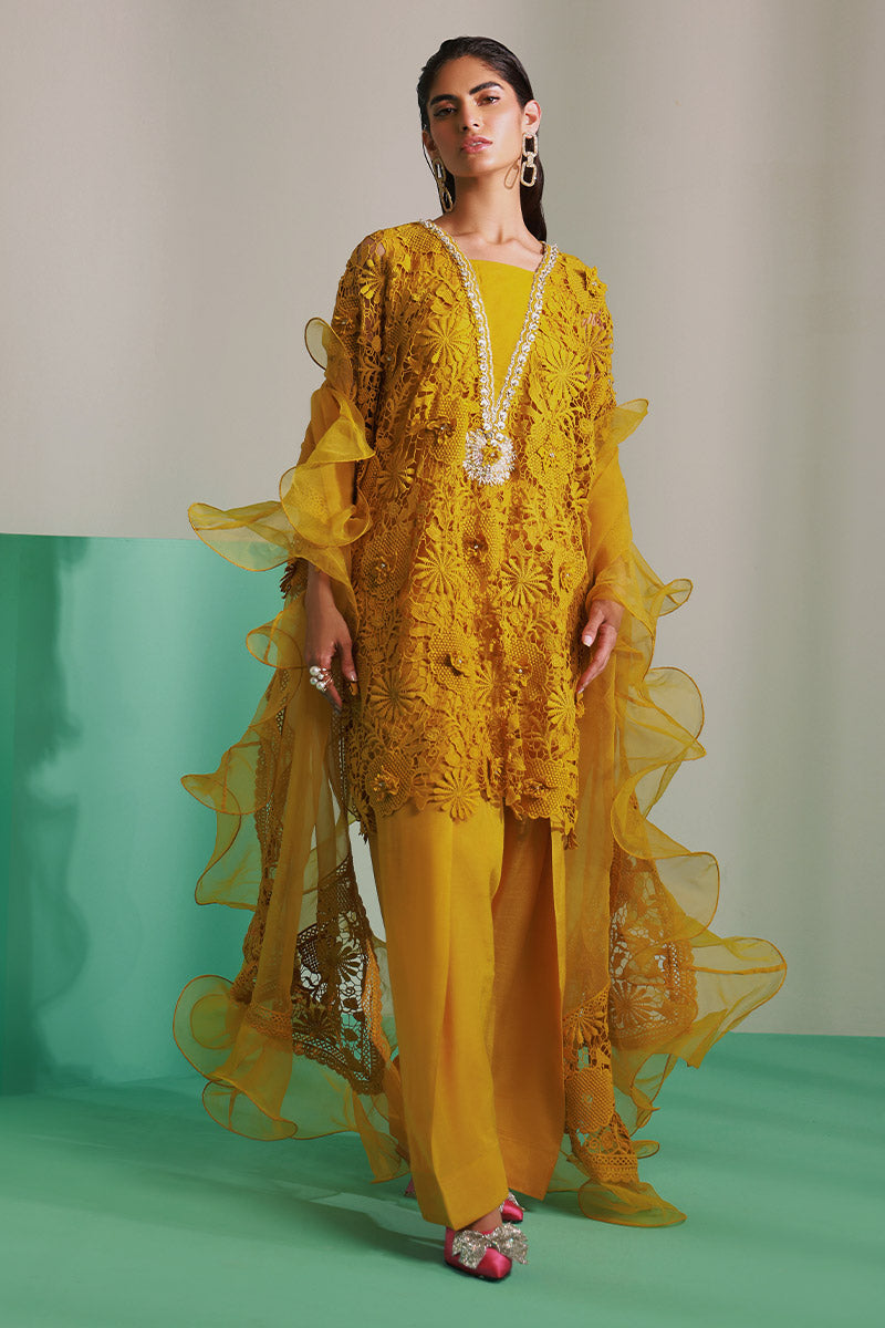 Chic Ophicial | Ruffles Collection | Tuscan Gold by Chic Ophicial - Designer Dress - Type: Ladies Clothes - Available at Libayah - 100% Original