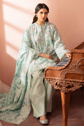 Cross Stitch | Cambric Lawn 24 | MINT HAZE by Cross Stitch - Designer Dress - Type: Casuals - Available at Libayah - 100% Original