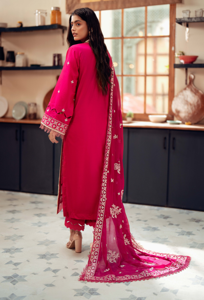 Humdum | Lala Rukh Lawn | Lalarukh - D06 by Humdum - Designer Dress - Type: Ladies Clothes - Available at Libayah - 100% Original