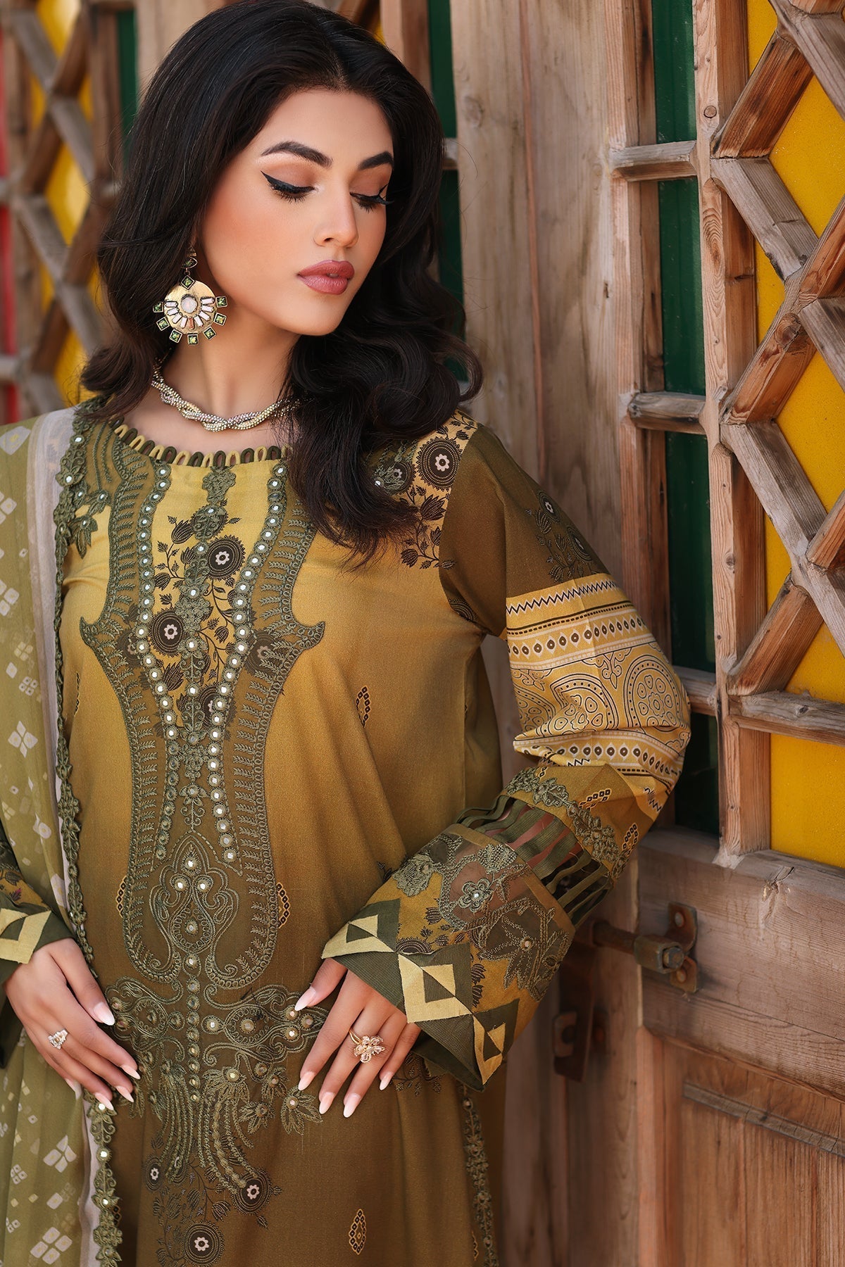 Charizma | Lawn Collection 24 | AG4-02 by Charizma - Designer Dress - Type: Casuals - Available at Libayah - 100% Original