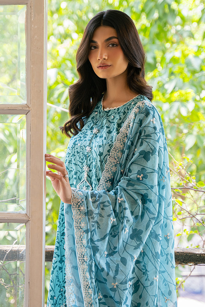 Cross Stitch | Mahiri Embroidered Lawn 24 | MINTY MEADOW by Cross Stitch - Designer Dress - Type: Ladies Clothes - Available at Libayah - 100% Original