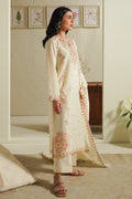 Cross Stitch | Mahiri Embroidered Lawn 24 | IVORY BLOSSOM by Cross Stitch - Designer Dress - Type: Ladies Clothes - Available at Libayah - 100% Original