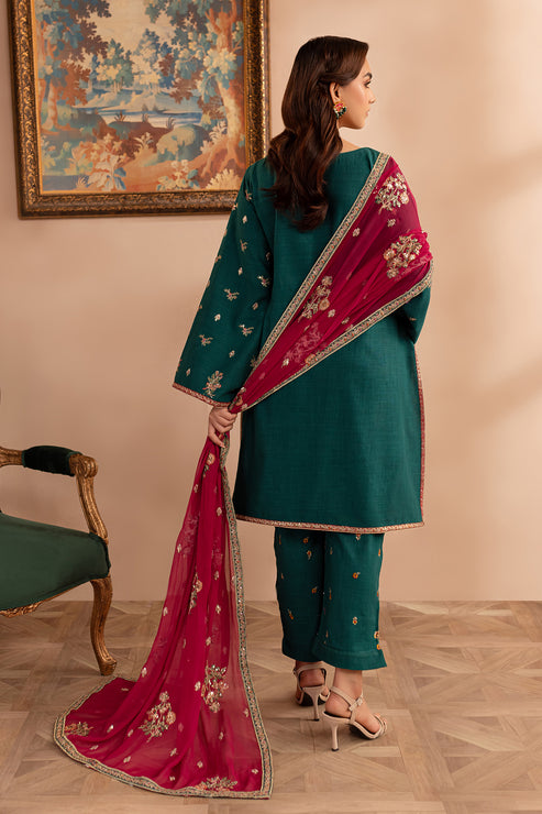 Emaan Adeel | Rangrez Collection | NEELAM by Emaan Adeel - Designer Dress - Type: Ladies Clothes - Available at Libayah - 100% Original