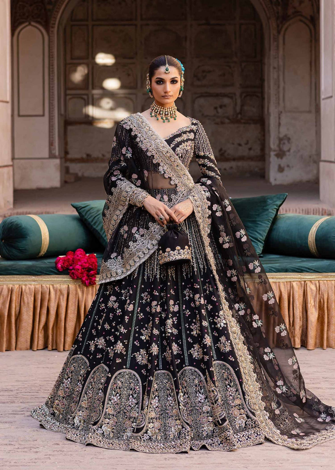 Akbar Aslam | Dastaan Luxury Formals | Nehaab by Akbar Aslam - Designer Dress - Type: Ladies Clothes - Available at Libayah - 100% Original