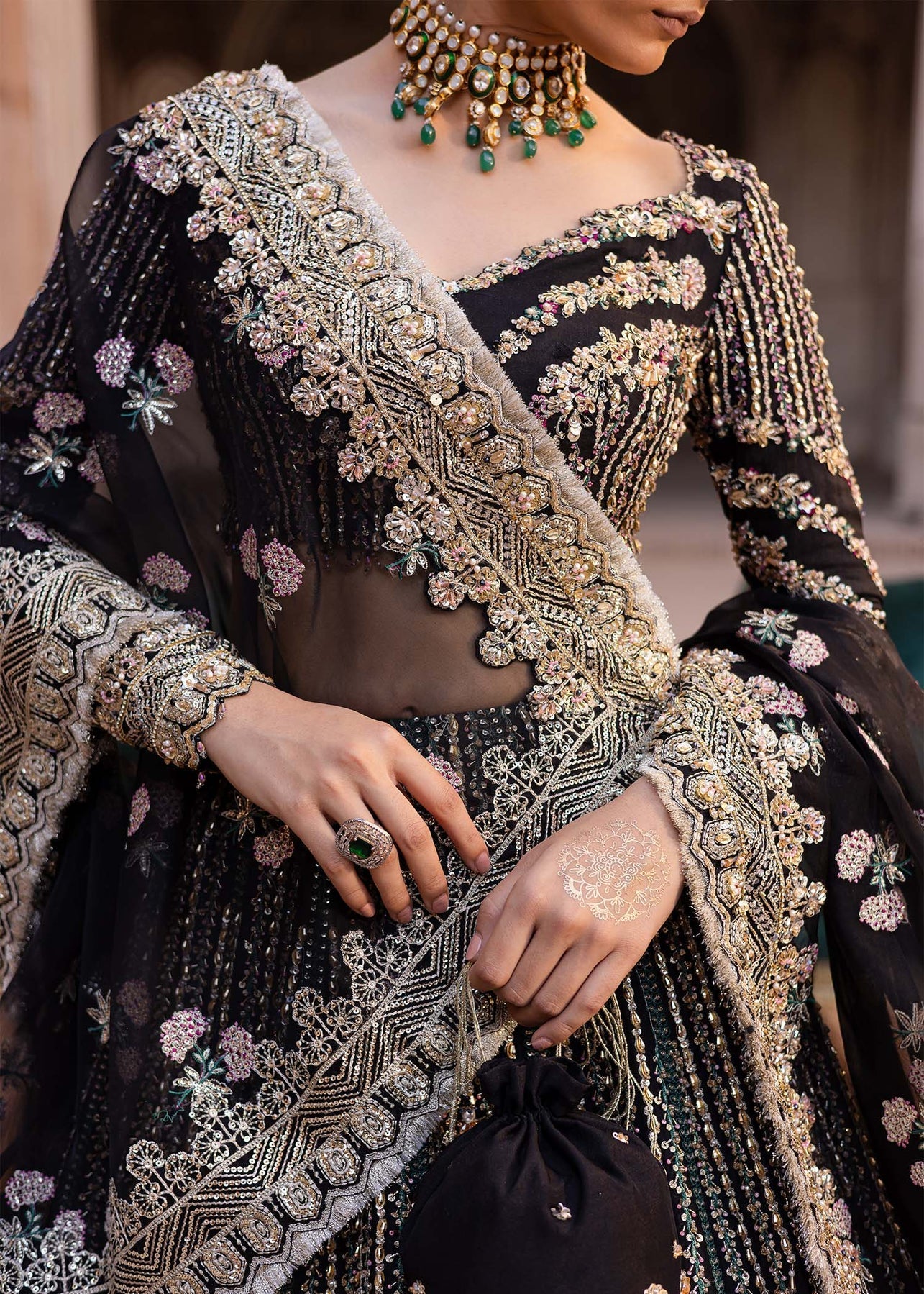 Akbar Aslam | Dastaan Luxury Formals | Nehaab by Akbar Aslam - Designer Dress - Type: Ladies Clothes - Available at Libayah - 100% Original
