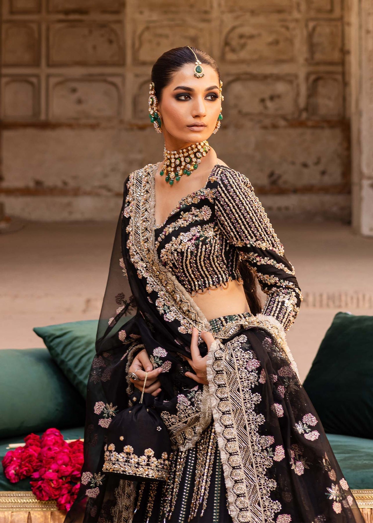 Akbar Aslam | Dastaan Luxury Formals | Nehaab by Akbar Aslam - Designer Dress - Type: Ladies Clothes - Available at Libayah - 100% Original