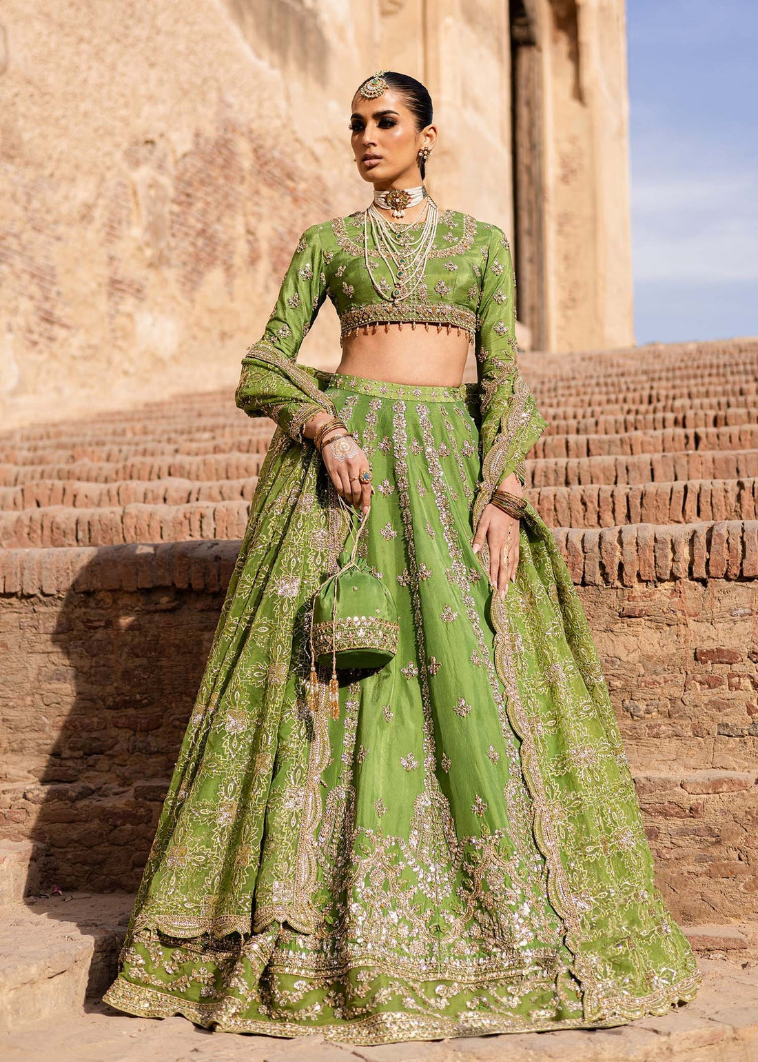 Akbar Aslam | Dastaan Luxury Formals | Nashmira by Akbar Aslam - Designer Dress - Type: Ladies Clothes - Available at Libayah - 100% Original
