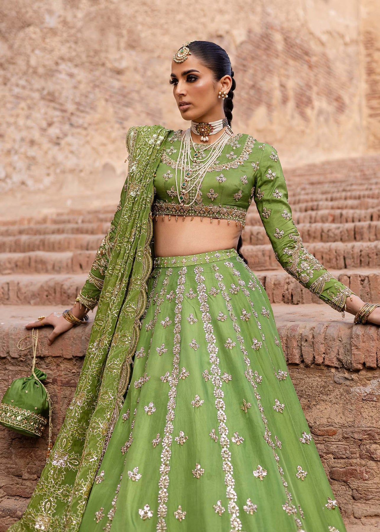 Akbar Aslam | Dastaan Luxury Formals | Nashmira by Akbar Aslam - Designer Dress - Type: Ladies Clothes - Available at Libayah - 100% Original