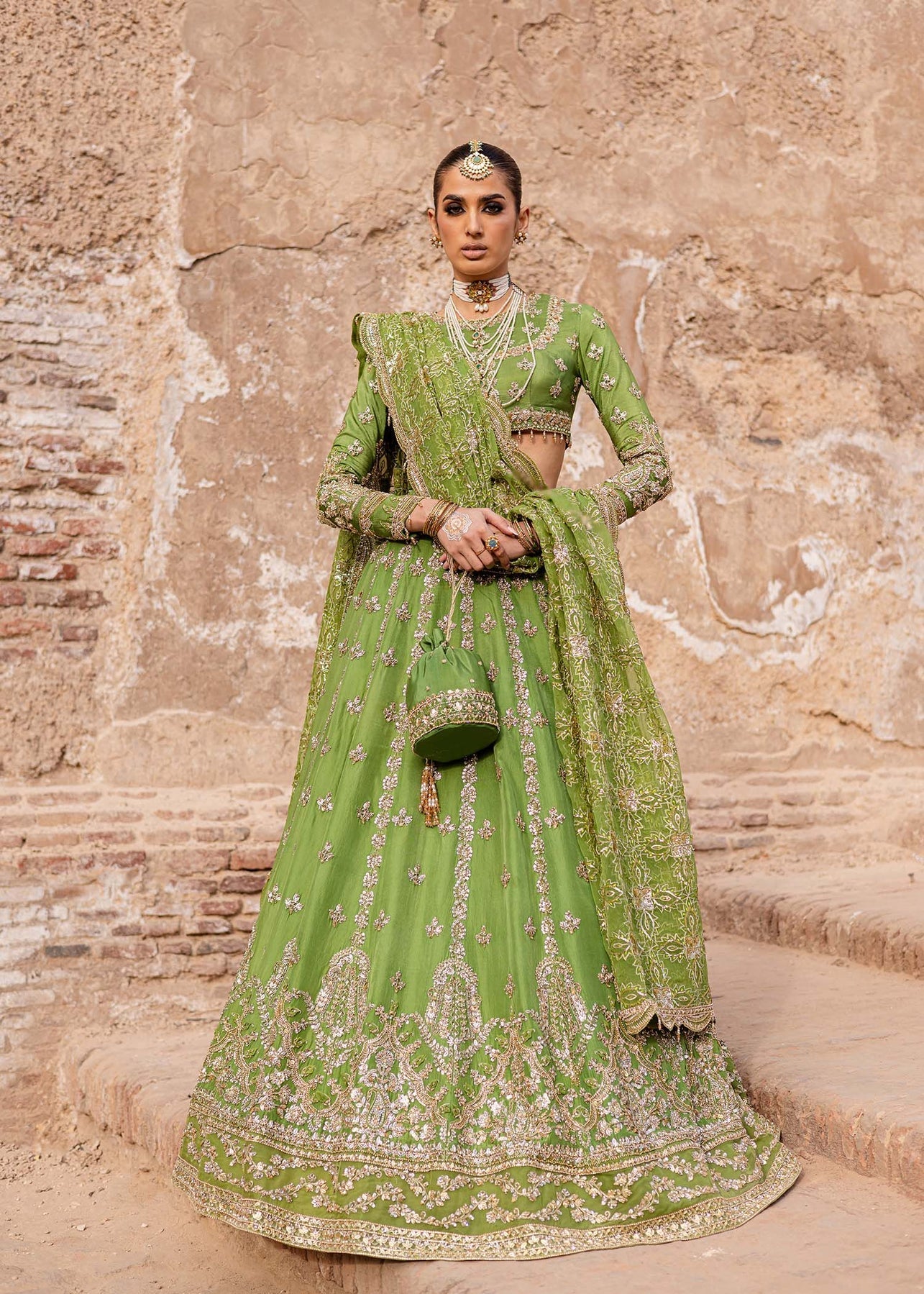 Akbar Aslam | Dastaan Luxury Formals | Nashmira by Akbar Aslam - Designer Dress - Type: Ladies Clothes - Available at Libayah - 100% Original
